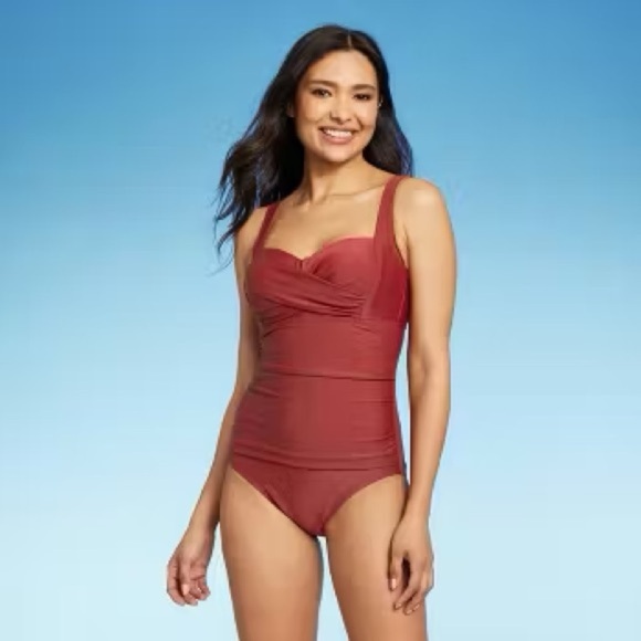 Kona Sol Full Coverage One Piece Swimsuit size Woman’s small 4-6 - Picture 1 of 7